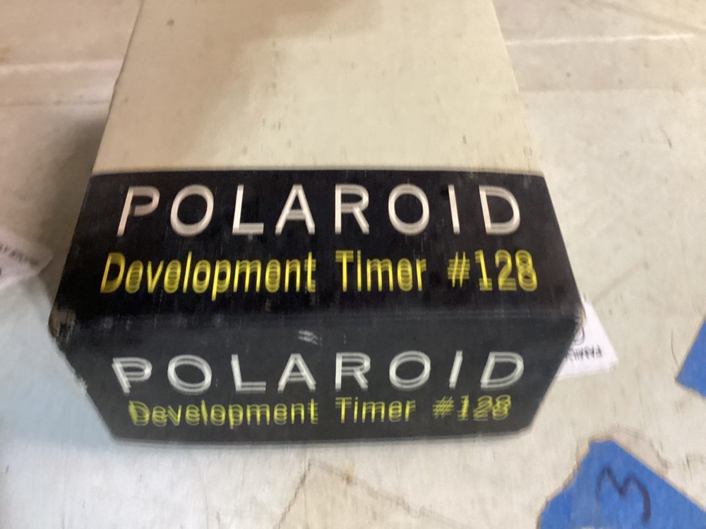Vintage Polaroid Development timer #128 Original Packaging & light meter 625 gc