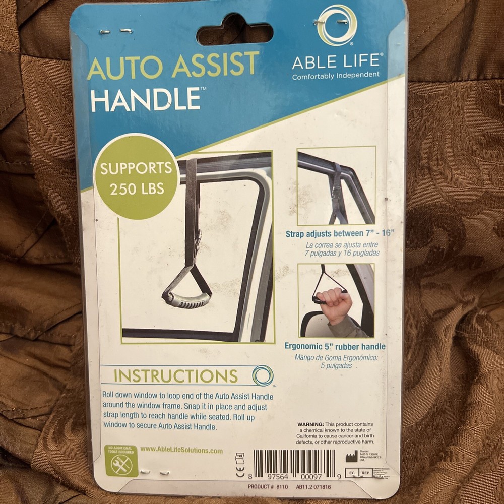 Able Life Auto Assist Handle Supports 250 lbs