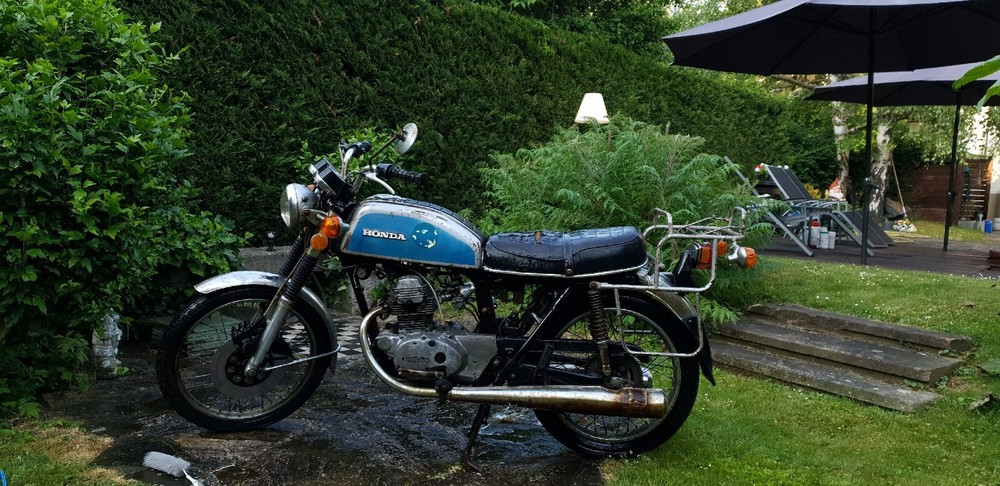 Honda CB 125 K rack and indicators