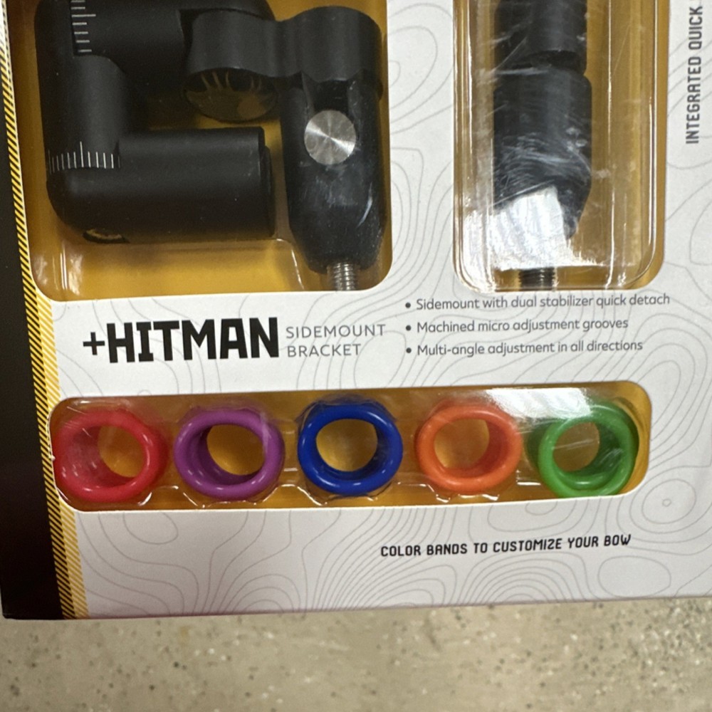 Trophy Ridge Hitman Stabilizer Kit 6" & 8" with Sidemount Bracket, Compound