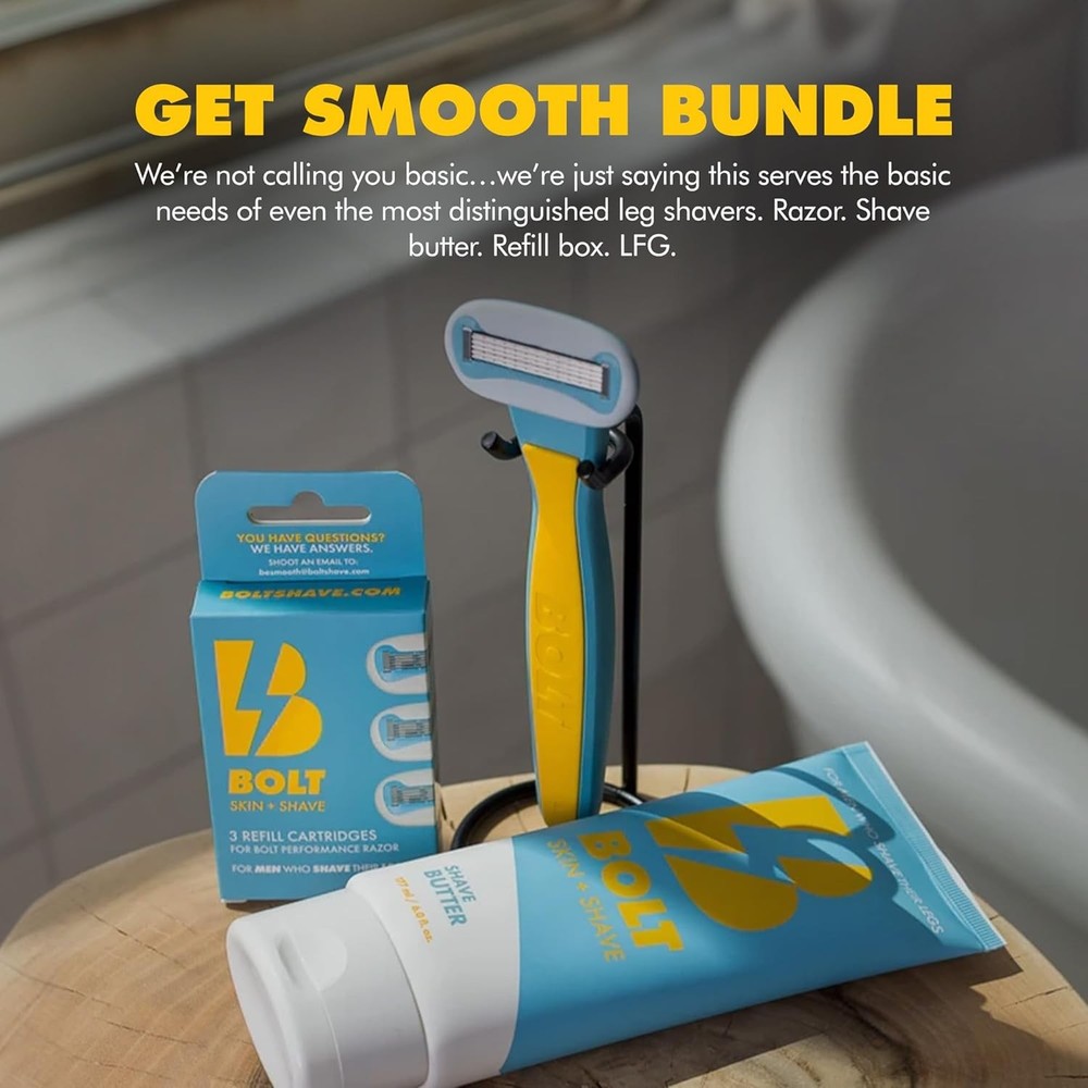 Get Smooth Bundle for Men - Shaving Kit Legs, Head,