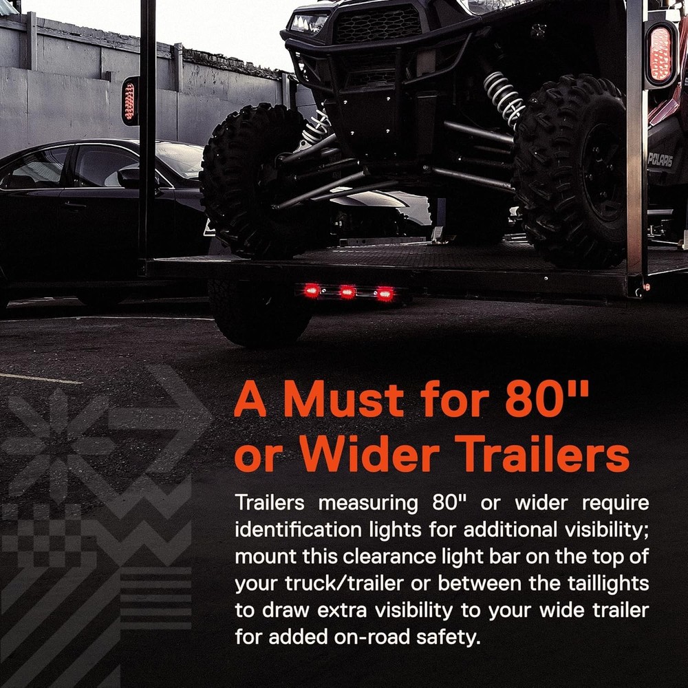 15 Inch 9 LED Trailer Identification Light