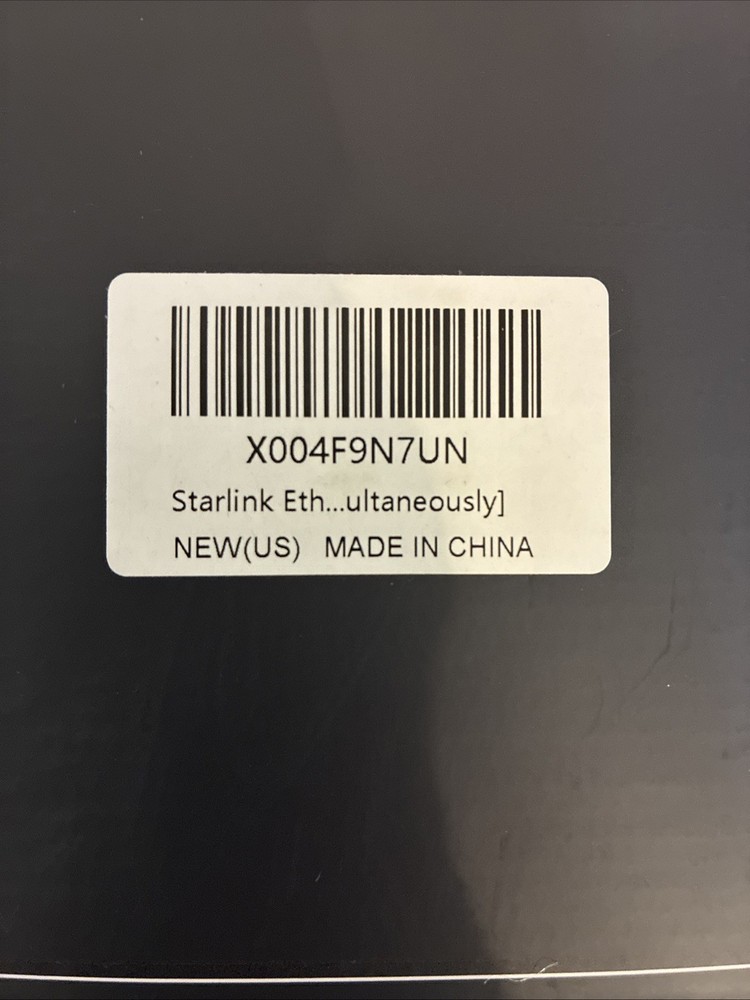 Starlink Ethernet Adapter for Starlink Actuated Network
