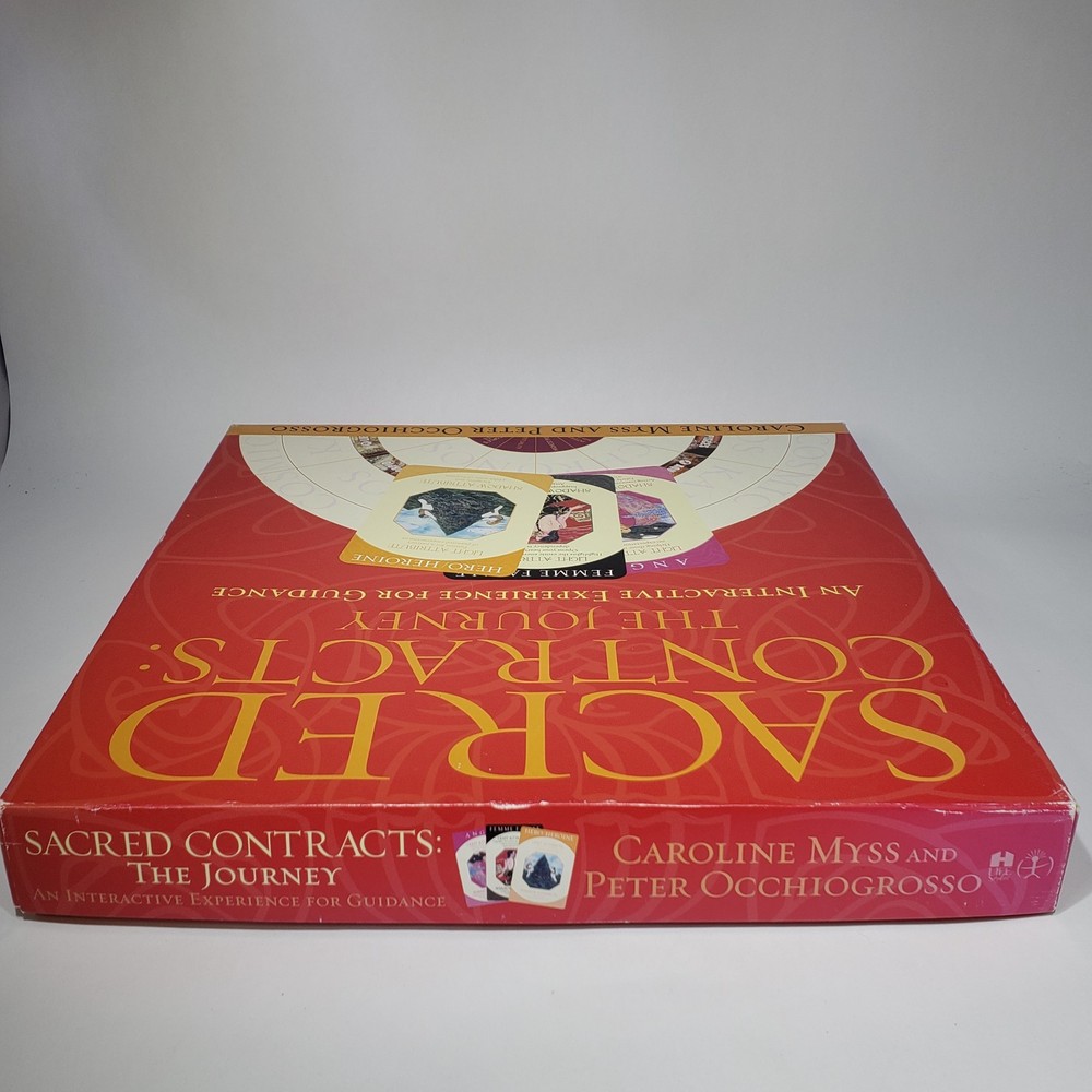 Sacred Contracts the Journey Interactive Tarot Cards Board Game Complete