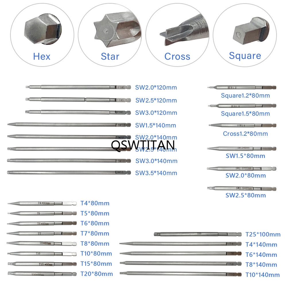 AO Quick Coupling Screwdriver star hex Screw driver AO screwdriver bone tool