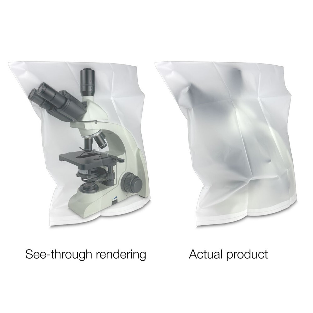 Microscope Dust Cover, Frosted, White Vinyl (Medium)