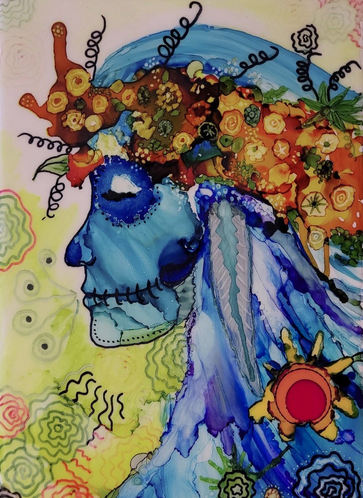 Blue Bride - 1000pc jigsaw puzzle