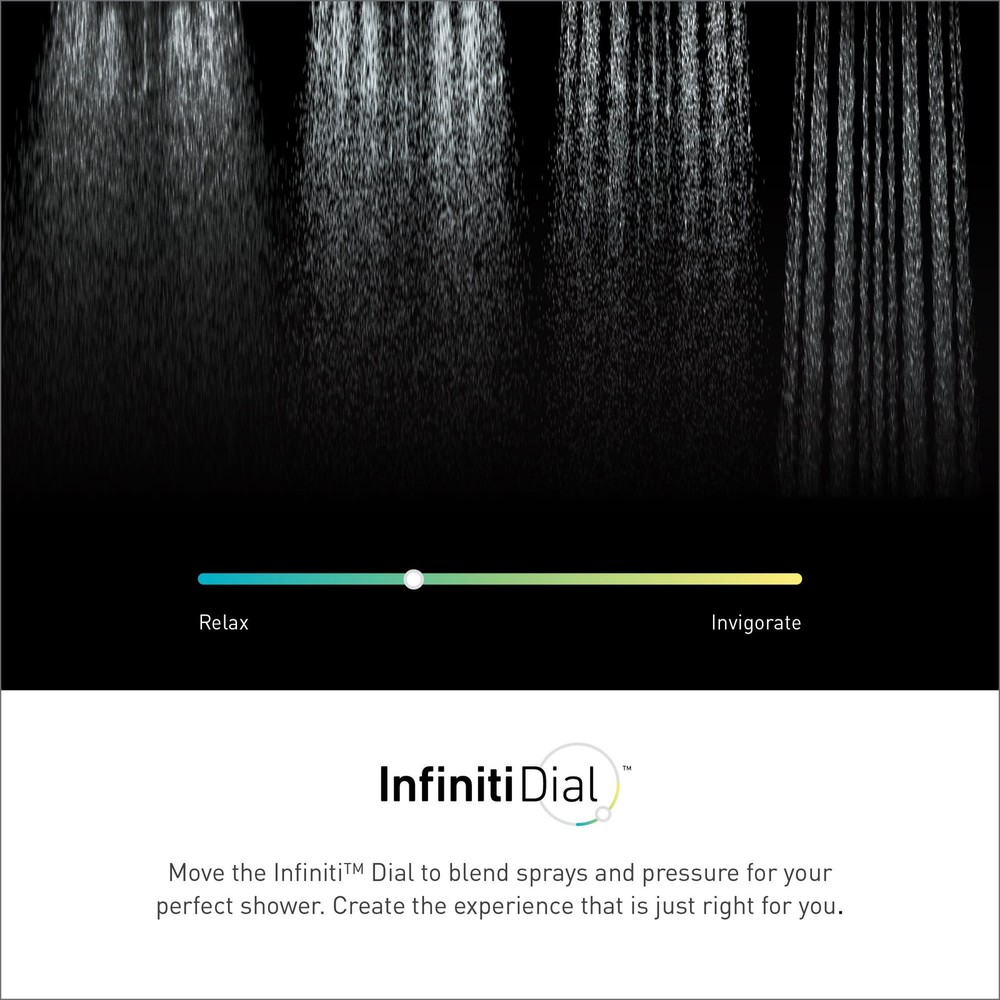 Moen 220C5EP Verso 1.75 GPM Multi Function Shower Head - Black