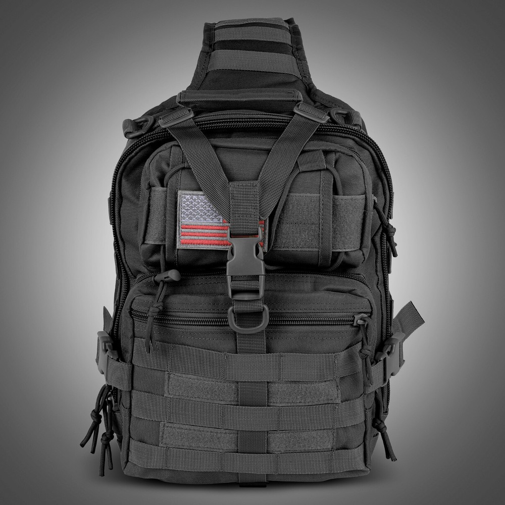 Tactical Sling Bag Pack Range Bag Military Rover Assault Shoulder Backpack Molle