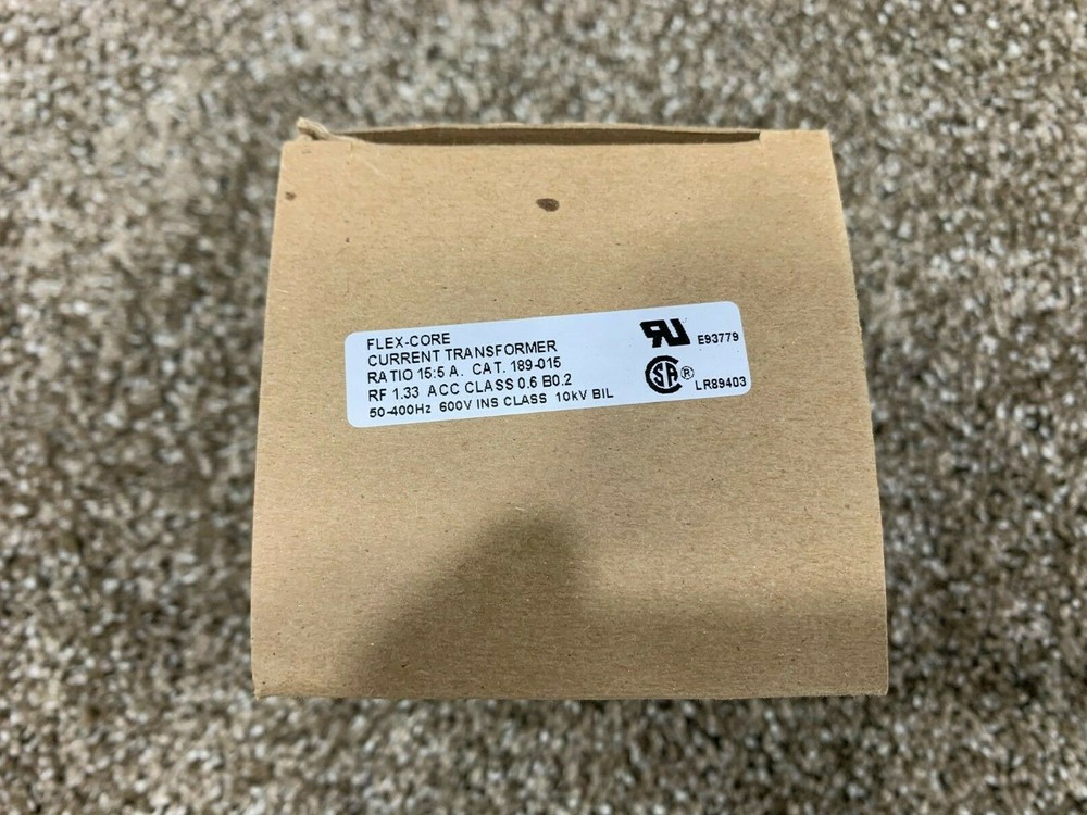 Flex-Core 189-015 Current Transformer 2.5-100Amp Primary with 5Amp Output