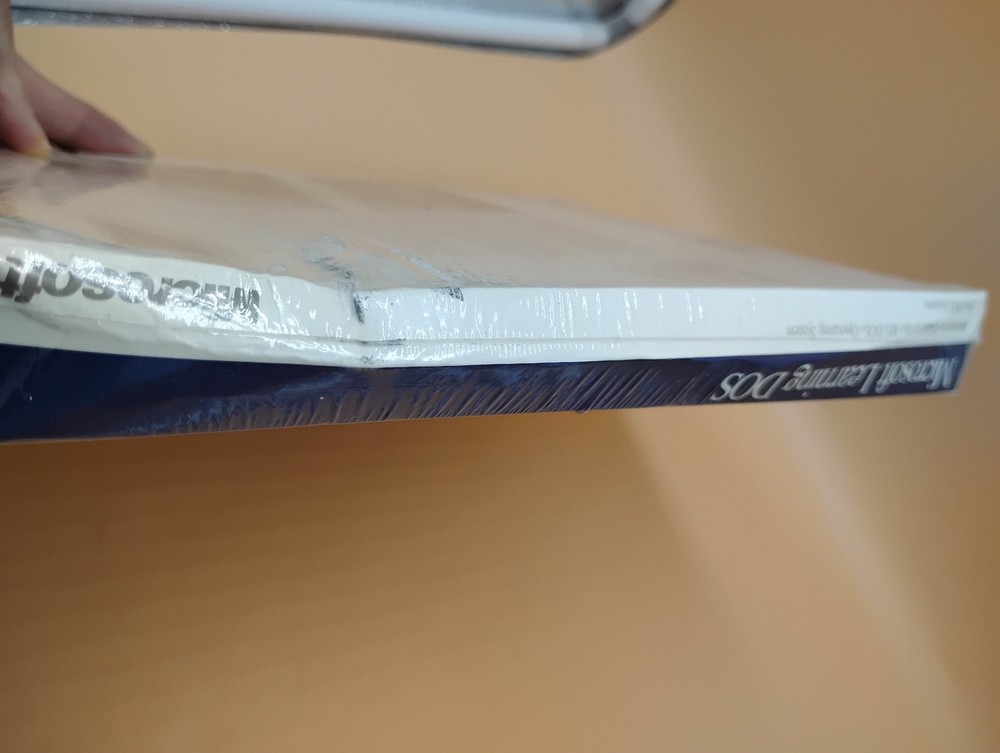 Microsoft Learning DOS 3.5" Disk Version Sealed Software NEW vintage 1991