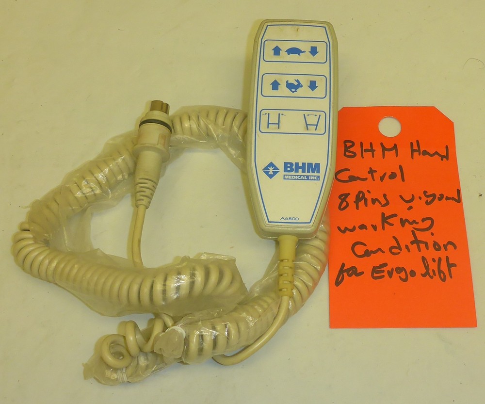 BHM ERGOLIFT HAND CONTROL 8 PINS USED GOOD CONDITION