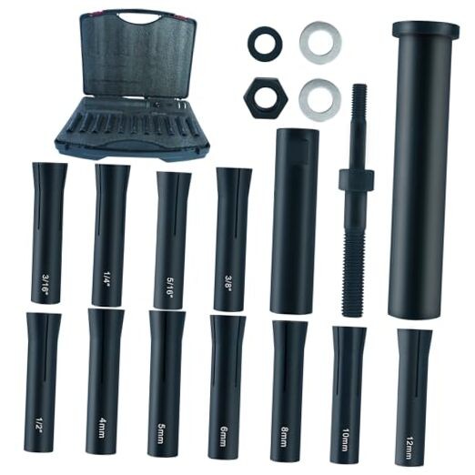 18pcs 95400 in-Line Dowel Pin Puller Master Set Includes Both SAE and Metric