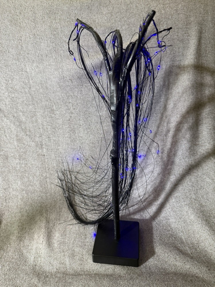 Light Up Halloween Willow Tree Tabletop Decor, 18"