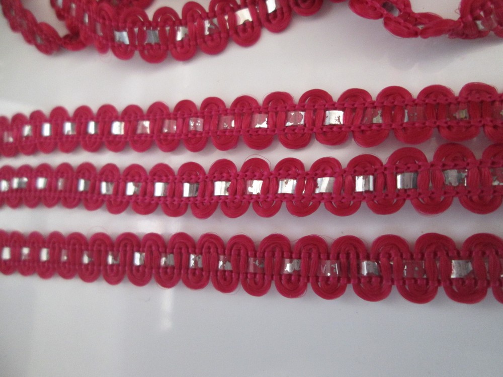 32 10/12ft Trims Tip Nichtelastisch Wine Red 0 3/8in Elegante Top Mode