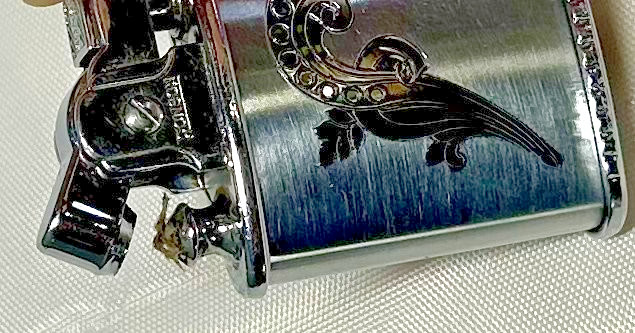 Vintage Ronson Princes Silver Lighter Pull & Twist Base Nice Vintage Lighter