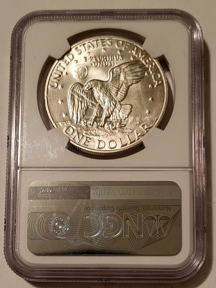 1974 S Eisenhower Silver Dollar MS67 NGC