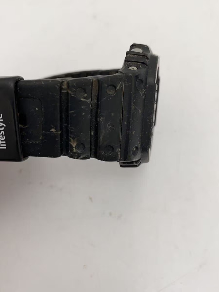 CASIO Solar Wristwatch G SHOCK Rubber Black Black