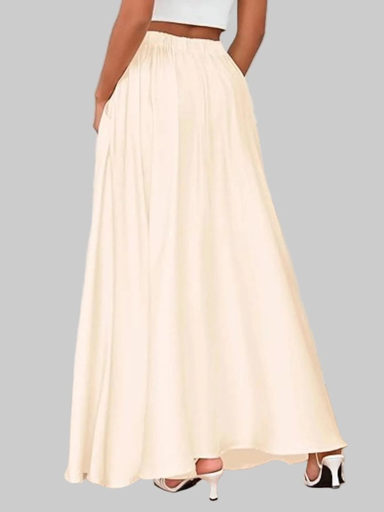 A-Line Maxi Skirt with Pockets