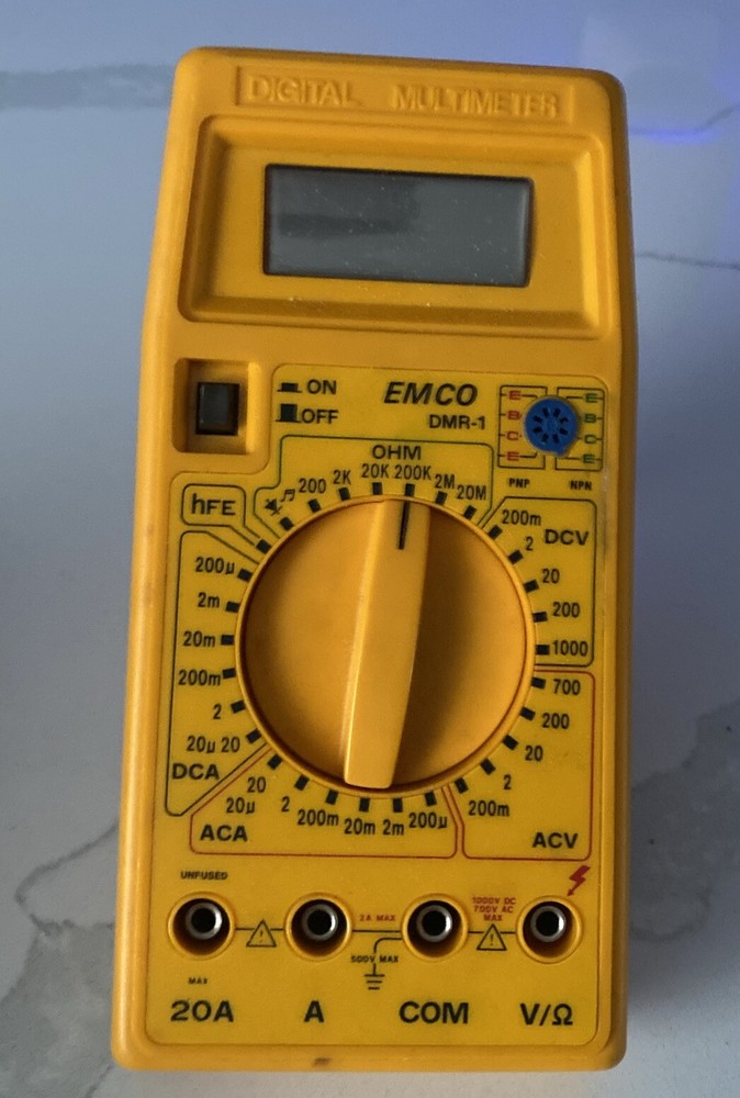 Emco Electronics Model DMR-1 Digital Multimeter Good Condition Works