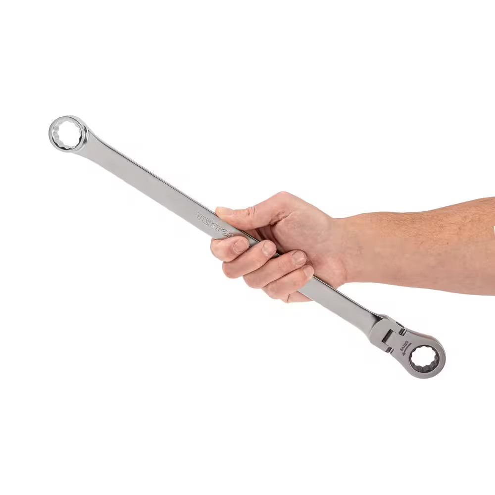 22 Mm Long Fixed/Flex Head 12-Point Ratcheting Box End Wrench