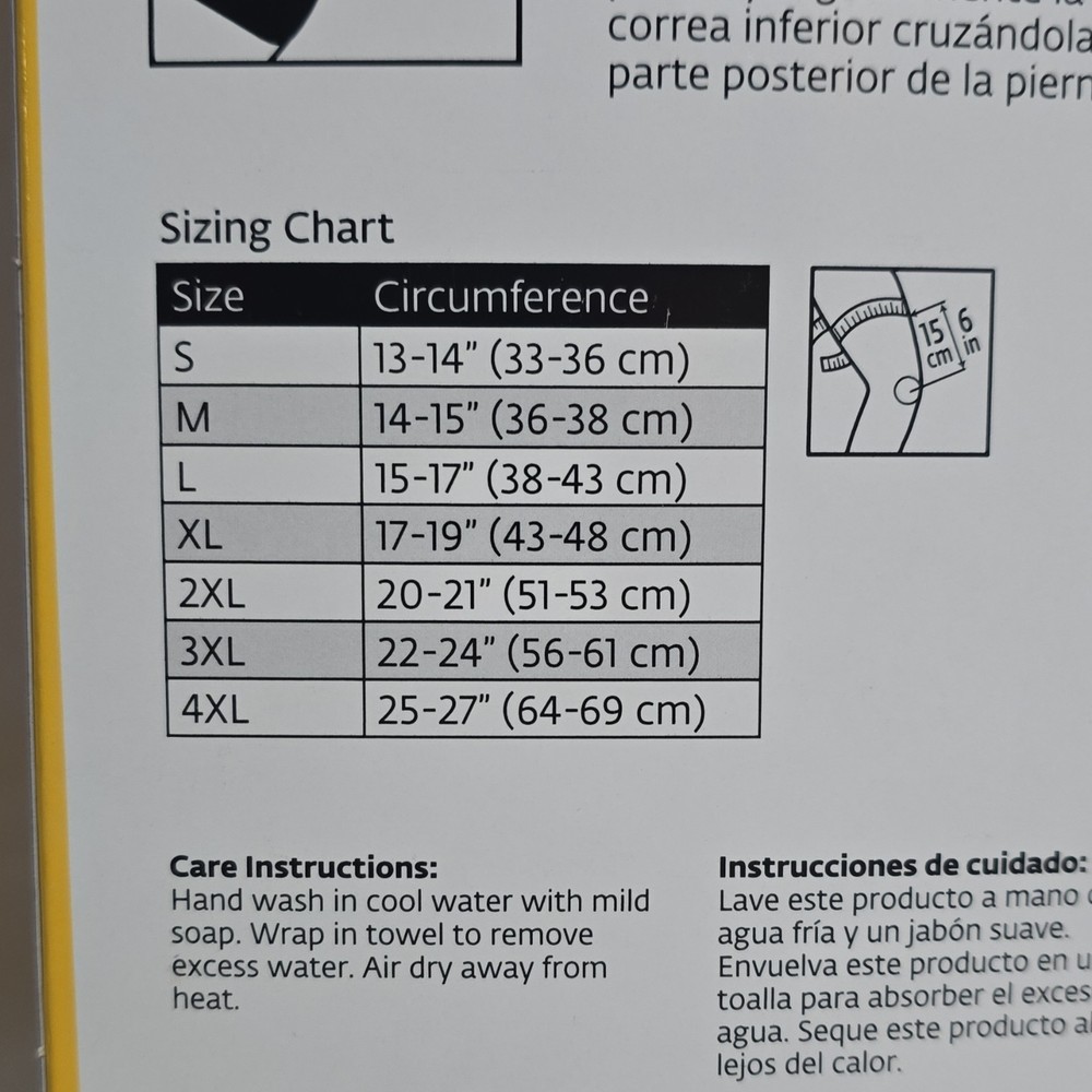 Bell-Horn ProStyle Stabilized Knee Brace Medium Open Patella Adjustable Support