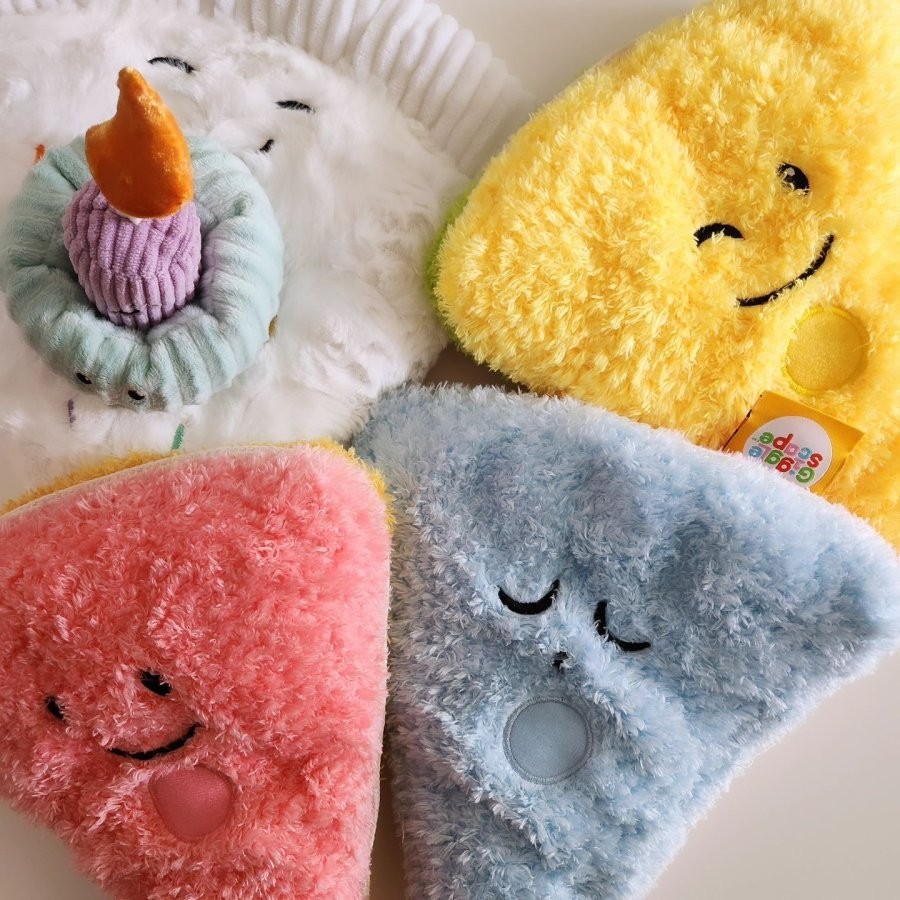 🔥Gigglescape 13” Stackable Layer Cake Stuffed Animal Plush, Food Theme, 1+🔥