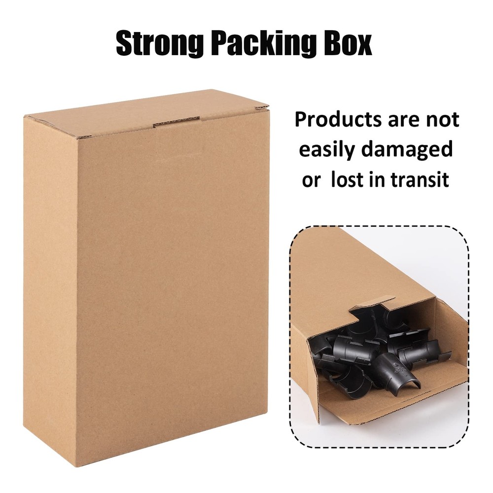 72 Pack Plastic Wire Shelf Clips for 1 Inch Posts Wire Shelving System