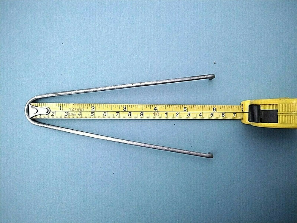 VINTAGE V W split screen hubcap puller spring steel galvanized fits a 3.5mm hole