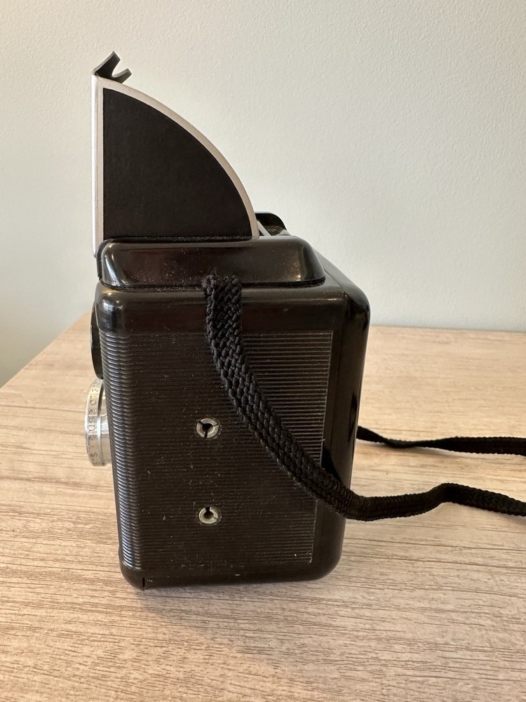Vintage Argus Seventy-Five Camera With Strap & Flash Attachment Untested