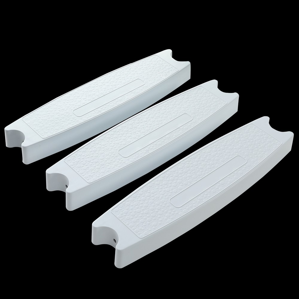 3Pcs Swimming Pool Molded Plastic Replacement Ladder Rung Steps