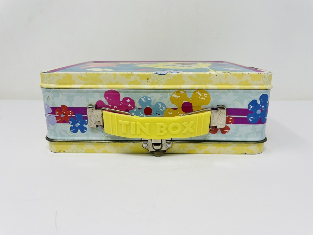 SpongeBob SquarePants and Patrick Tin Box Lunchbox 2007 Nickelodeon EMBOSSED