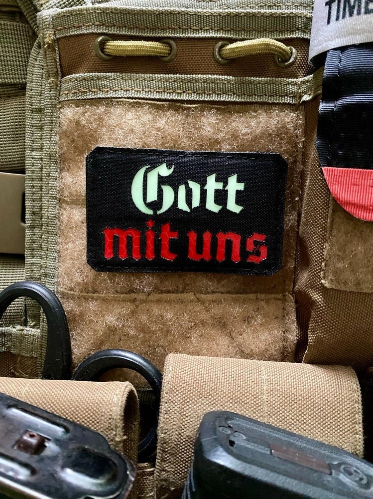 Tactical military morale patch "Gott mit uns"