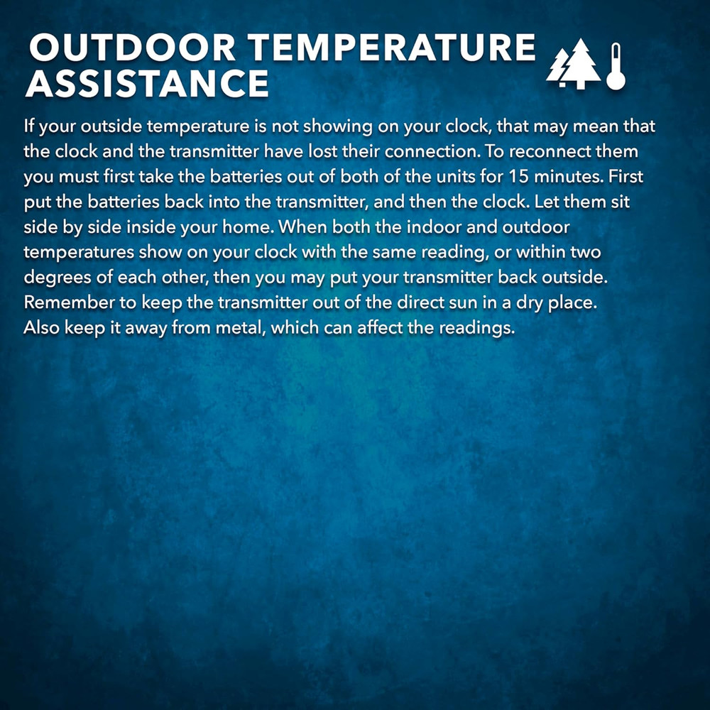 Sharp Atomic Clock – Never Needs Setting, Jumbo 3” Easy-Read Display, Indoor & O