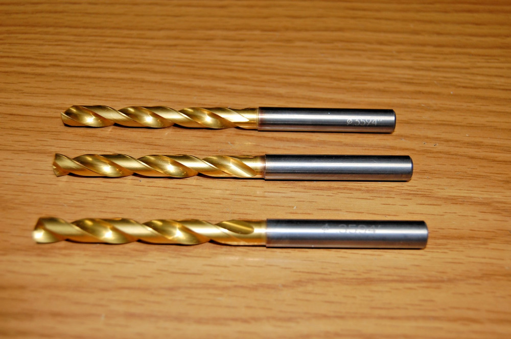 DRILL 23/64" 2 FLUTE SOLID CARBIDE COOLANT THRU ALTIN COATED