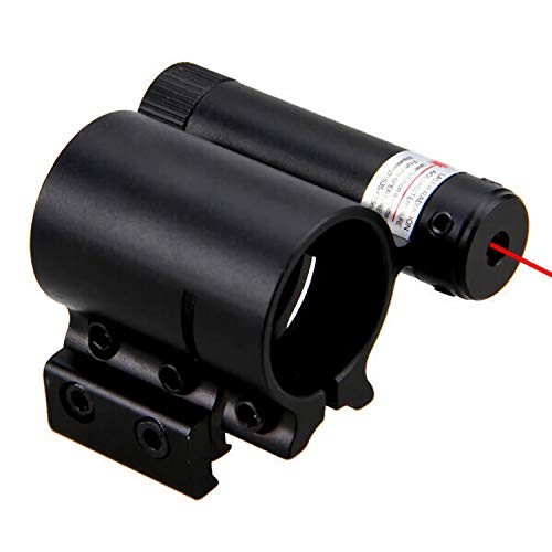 Tactical Flashlight and Red Laser Dot Sight Scope Combo with White,Red