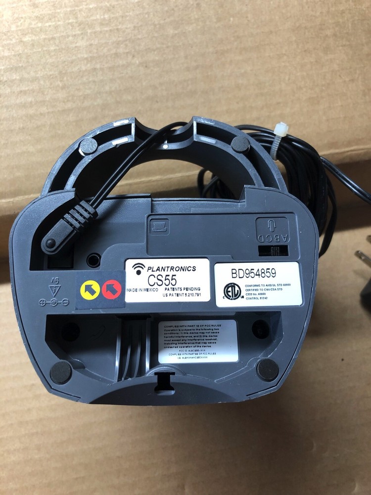 Plantronics CS55 Base Unit and AC Adapter Charger