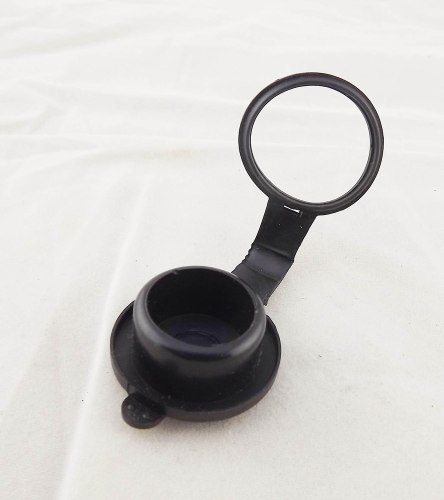 Plastic Cigarette Lighter Socket Adapter Dust-proof Waterproof Cover Cap Black