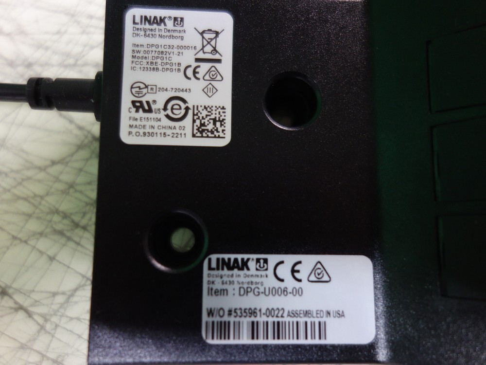 Linak CBD6SH00040A-709 Control Box For Linear Actuator Systems w/ DPG1C Panel