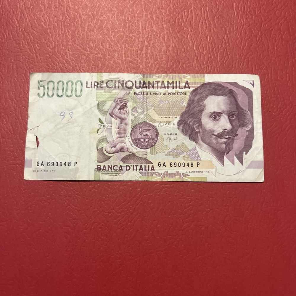 Italy - 50,000 lire- 1984