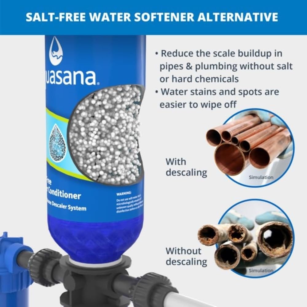 Aquasana MAX FLOW Whole House City Water System & Pro Install Kit WH-1010-CT-B