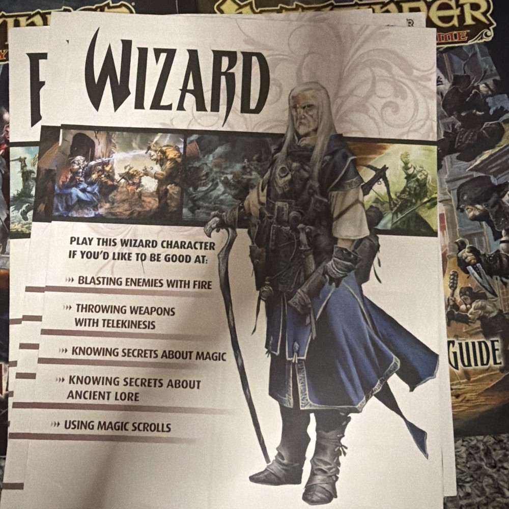 BOXED PATHFINDER ROLE Playing Game Parts Missing Board