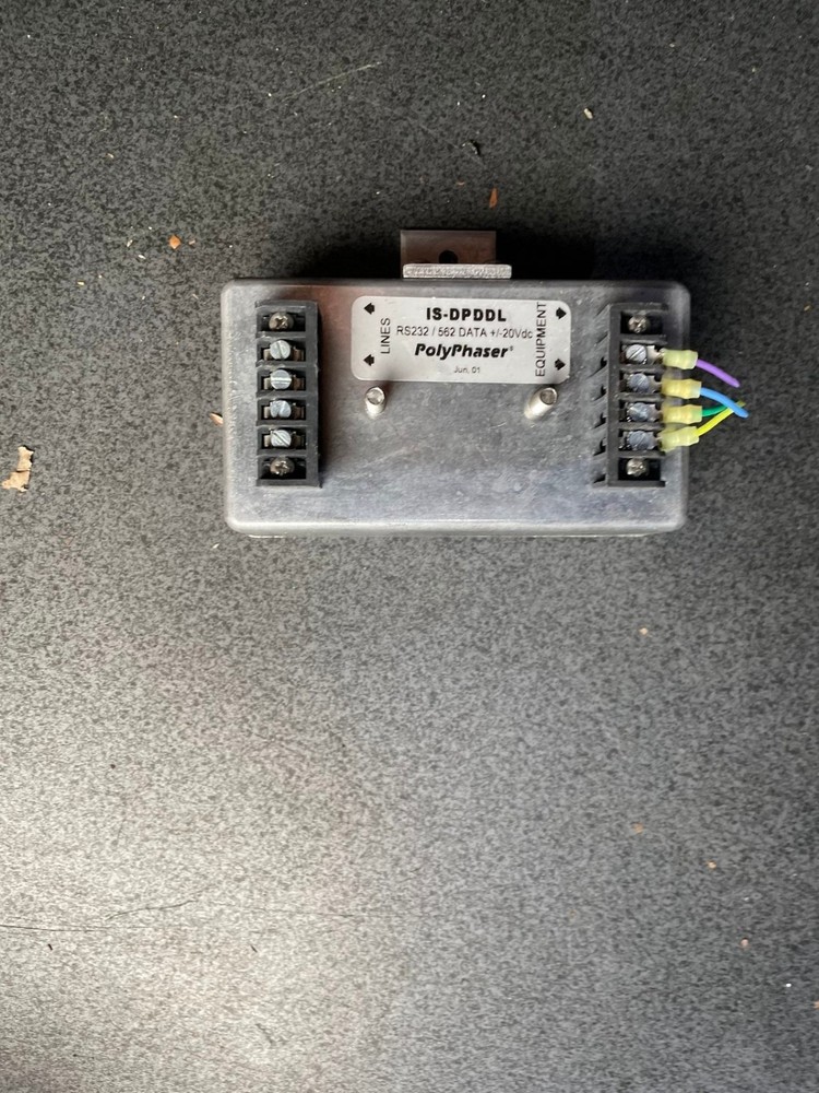 Polyphaser IS-DPDDL RS232/562 DATA +/20VDC Impulse Suppressor/Protector (#3)