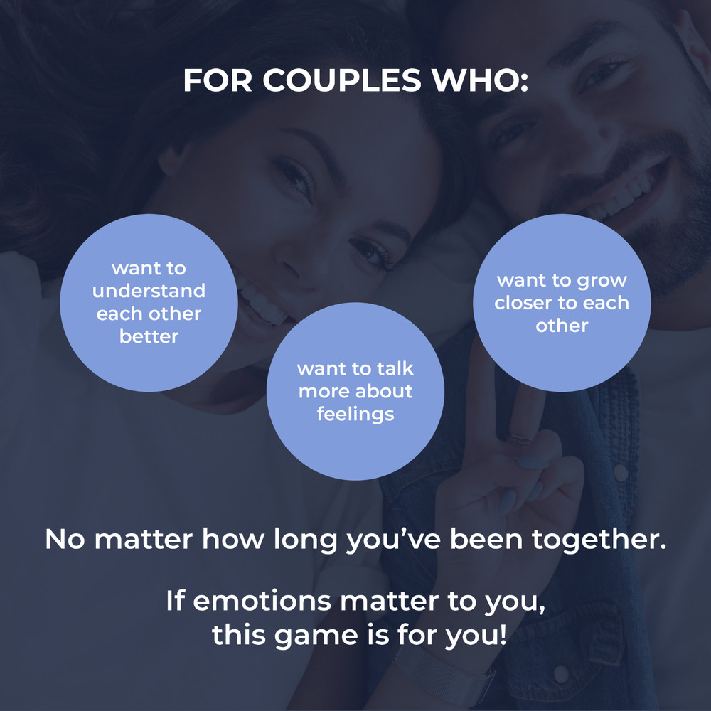 Emotions Close Talk Game for Couples - Conversation Starter Card Game