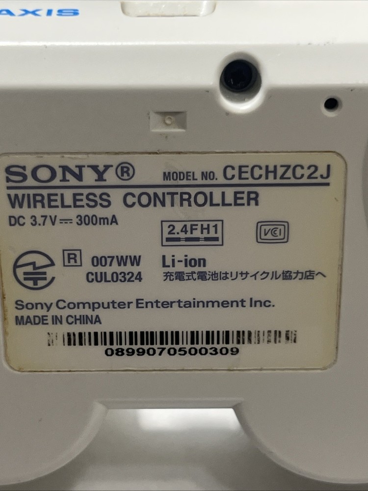 Sony PS3 DualShock 3 Wireless Controller – White OEM Original Tested