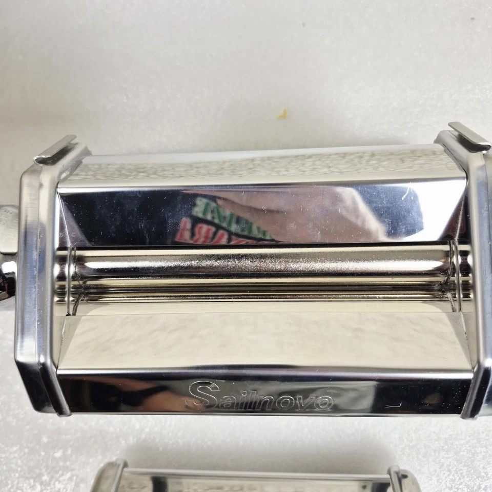 Sailnovo Pasta Maker Machine 150 Roller Pasta Maker, 7 Adjustable Thickness