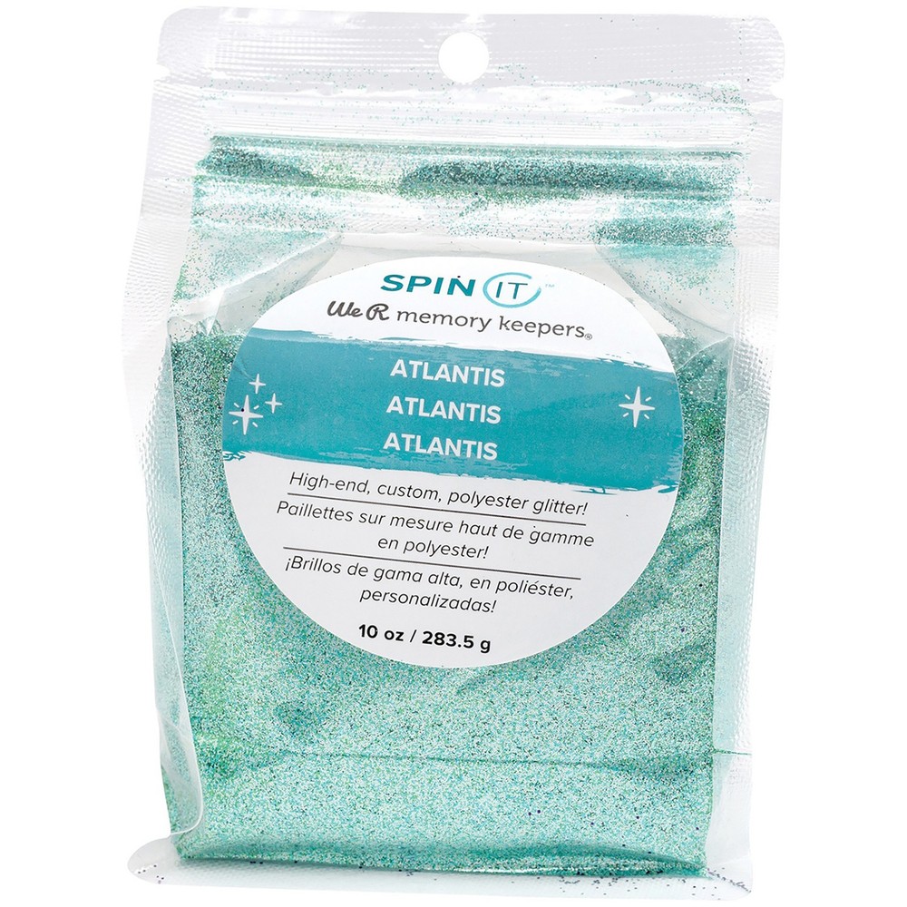 We R Spin It Fine Glitter 10oz-Atlantis - 2 Pack