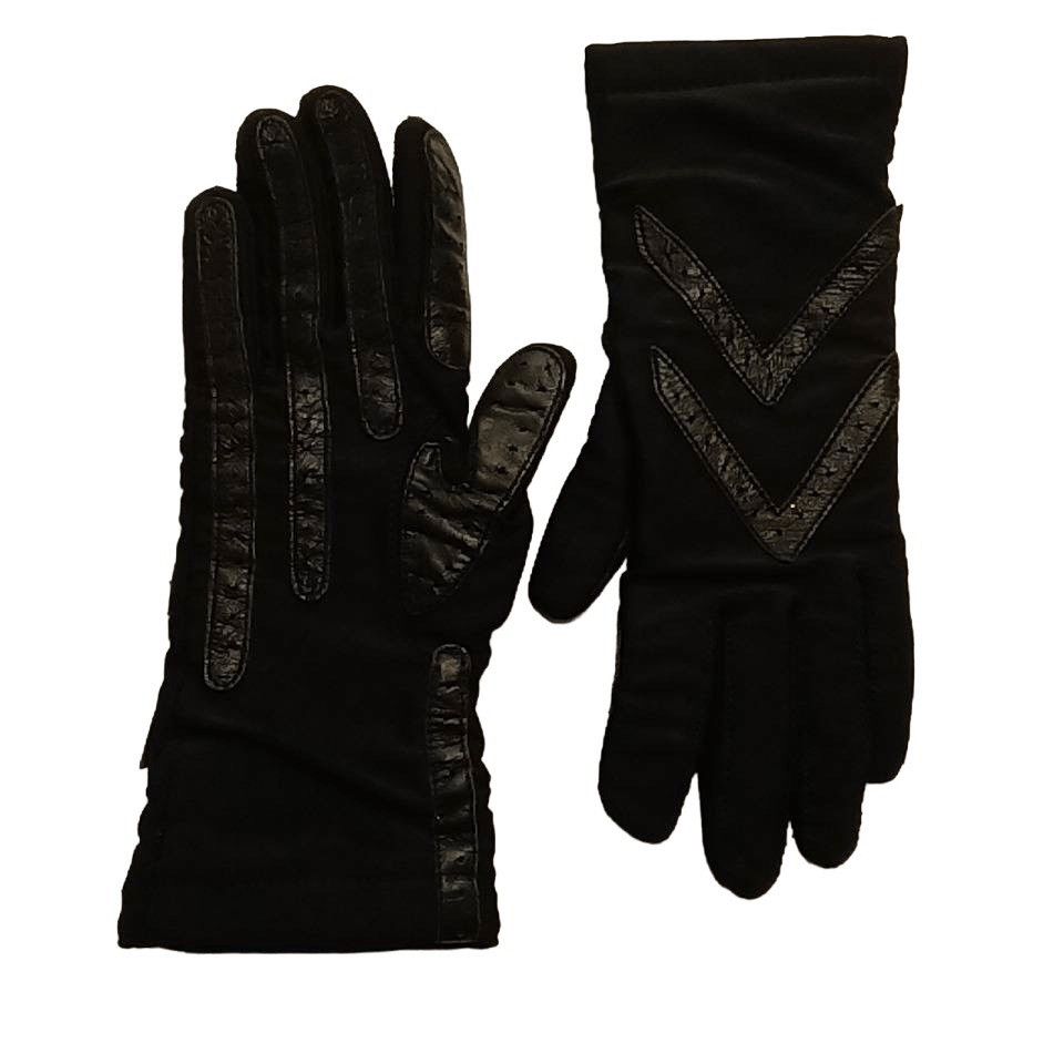 Isotoner Women's Spandex Touchscreen Gloves Black
