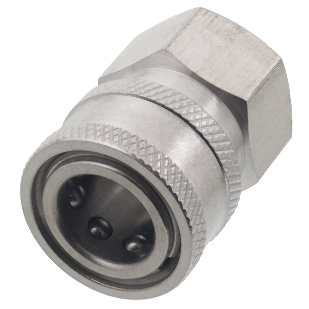 Erie Tools Pressure Washer 3/8" FNPT Quick Connect Stainless Socket & Plug Set