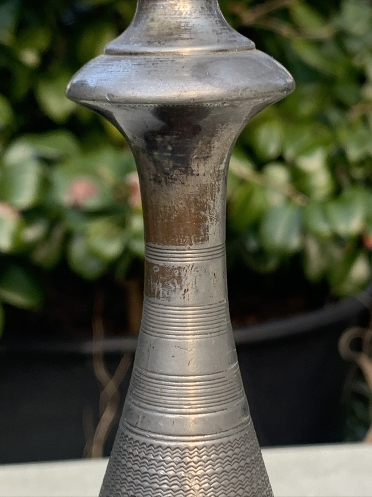 Stunning Antique Silver-plated brass candlesticks WMF